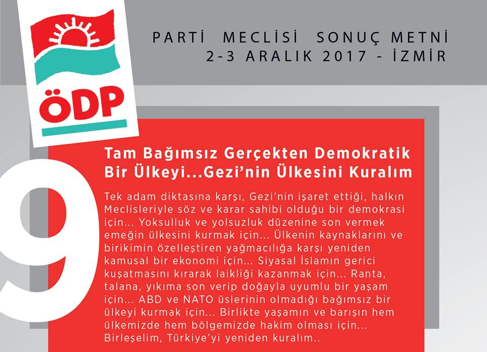 Parti Meclisi Sonuc Metni 2-3 Aralik 2017